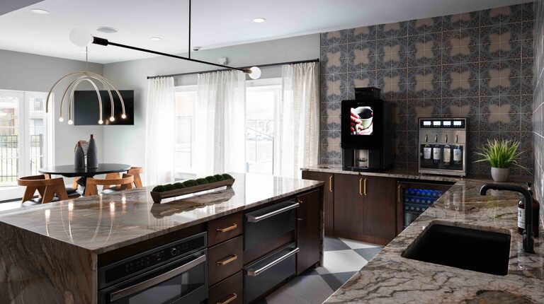 Resident lounge kitchen